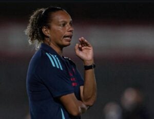 Rosana Augusto, ex-jogadora da seleção brasileira e medalhista olímpica no comendo do Flamengo (Foto: Reprodução/ Redes Sociais/ Flamengo)